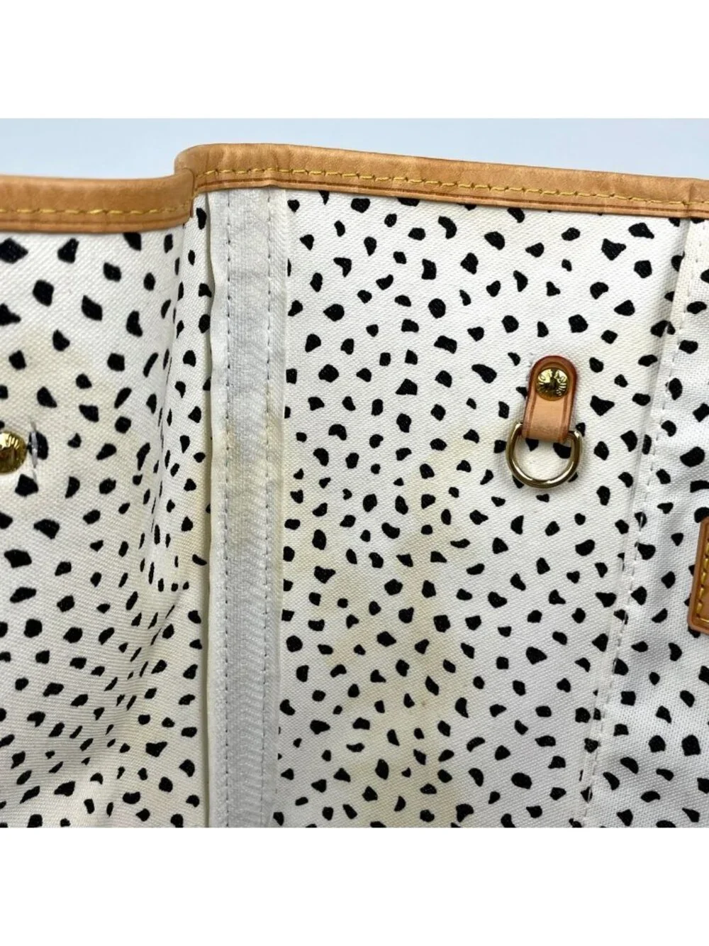 Louis Vuitton Neverfull MM Tote Yayoi Kusama Pumpkin Dot Shoulder Bag Monogram